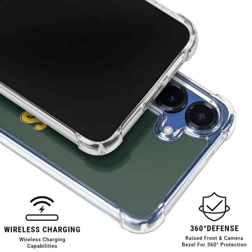NFL Green Bay Packers Helmet Galaxy S25 Clear Case