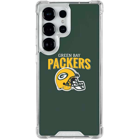 NFL Green Bay Packers Helmet Galaxy S25 Ultra Clear Case