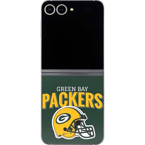 NFL Green Bay Packers Helmet Galaxy Z Flip6 Skin