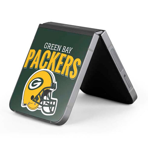 NFL Green Bay Packers Helmet Galaxy Z Flip6 Skin