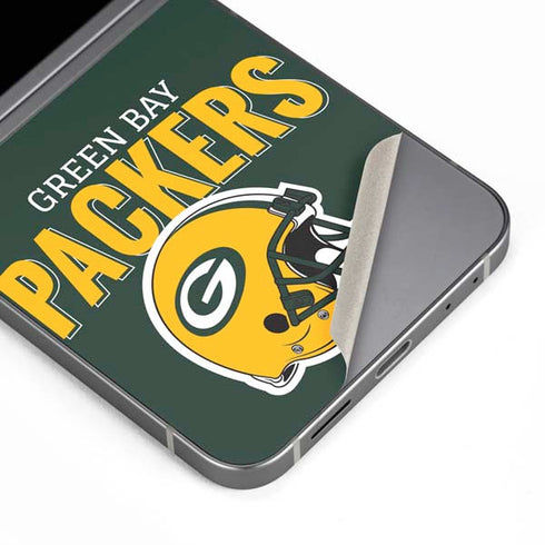 NFL Green Bay Packers Helmet Galaxy Z Flip6 Skin
