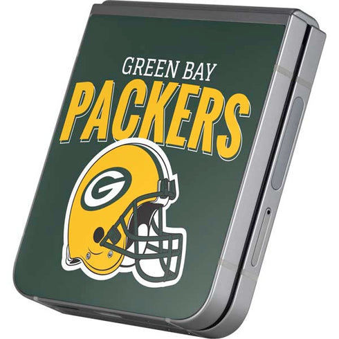 NFL Green Bay Packers Helmet Galaxy Z Flip6 Skin