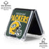 NFL Green Bay Packers Helmet Galaxy Z Flip6 Clear Case