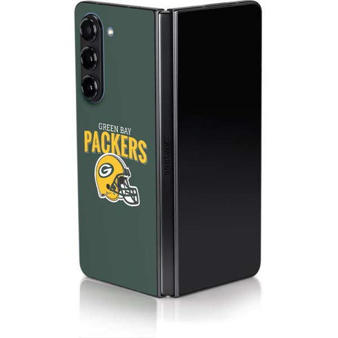 NFL Green Bay Packers Helmet Galaxy Z Fold5 5G Skin