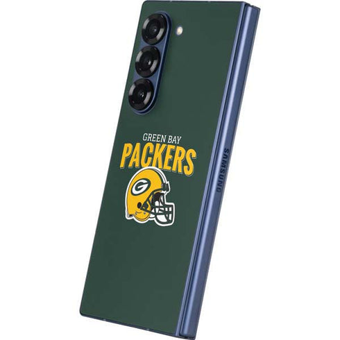 NFL Green Bay Packers Helmet Galaxy Z Fold6 Skin