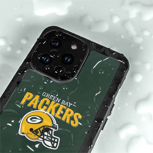 NFL Green Bay Packers Helmet iPhone 15 Pro Waterproof Case