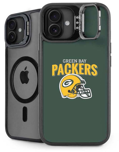 NFL Green Bay Packers Helmet iPhone 16 Kickstand Case