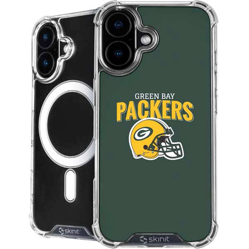 NFL Green Bay Packers Helmet iPhone 16 MagSafe Case