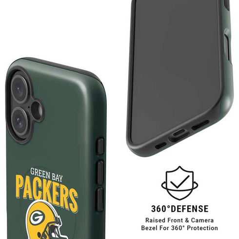 NFL Green Bay Packers Helmet iPhone 16 Plus Magsafe Impact Case
