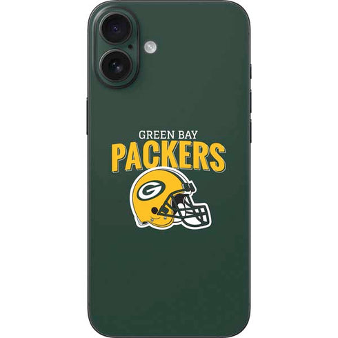 NFL Green Bay Packers Helmet iPhone 16 Plus Skin