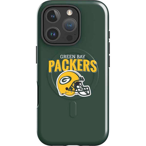 NFL Green Bay Packers Helmet iPhone 16 Pro Magsafe Impact Case