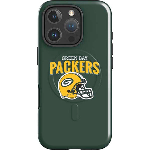 NFL Green Bay Packers Helmet iPhone 16 Pro Max Magsafe Impact Case