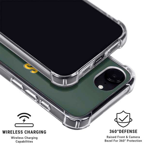 NFL Green Bay Packers Helmet iPhone 16e Clear Case