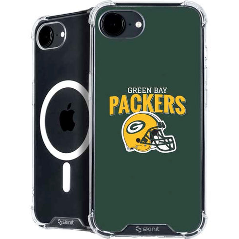 NFL Green Bay Packers Helmet iPhone 16e MagSafe Case