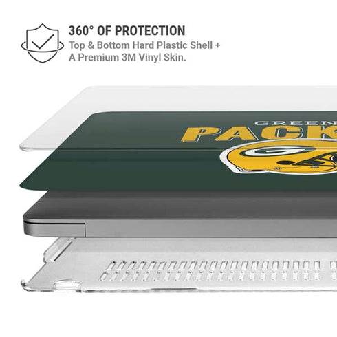 NFL Green Bay Packers Helmet MacBook Cases