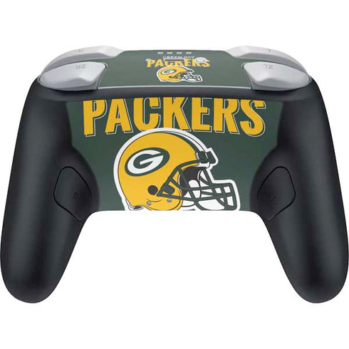 NFL Green Bay Packers Helmet Nintendo Switch 2 (2025) Pro Controller Skin