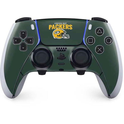 NFL Green Bay Packers Helmet PS5 DualSense Edge Pro Controller Skin