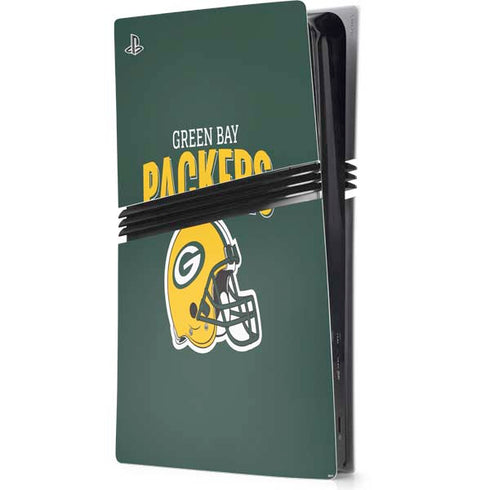NFL Green Bay Packers Helmet PS5 Pro Console Skin