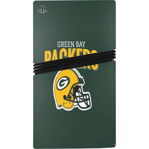 NFL Green Bay Packers Helmet PS5 Pro Console Skin