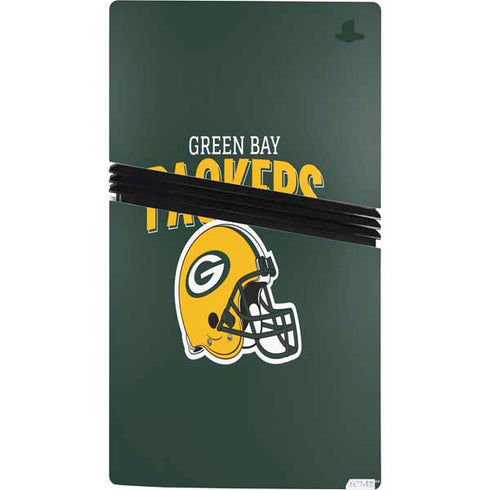 NFL Green Bay Packers Helmet PS5 Pro Console Skin