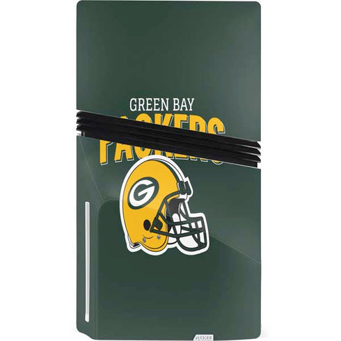 NFL Green Bay Packers Helmet PS5 Pro Disk Console Skin