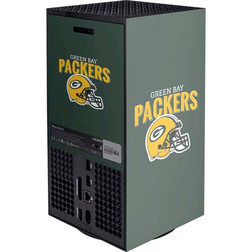 NFL Green Bay Packers Helmet XBox Series X Digital Edition Console Skin