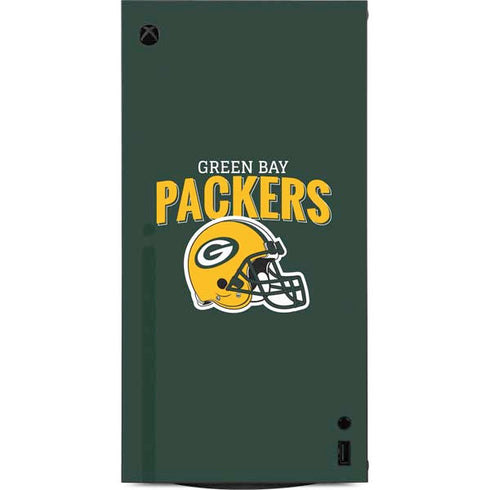 NFL Green Bay Packers Helmet XBox Series X Digital Edition Console Skin