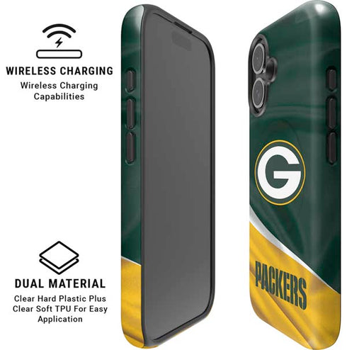 NFL Green Bay Packers iPhone 16 Magsafe Impact Case
