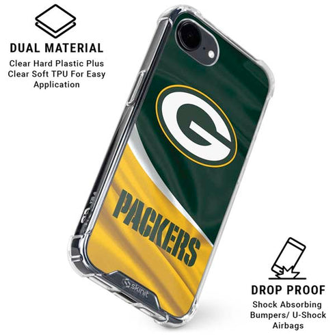 NFL Green Bay Packers iPhone 16e Clear Case