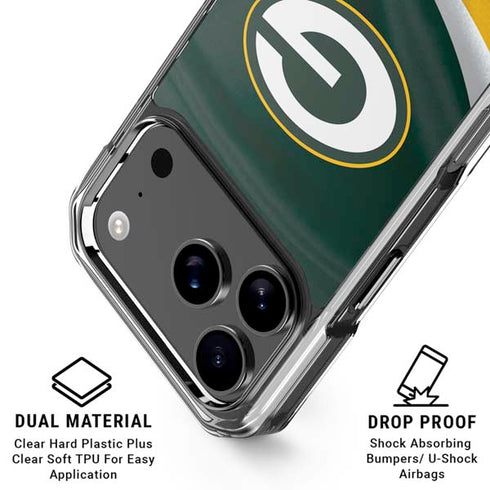 NFL Green Bay Packers iPhone 18 Pro Clear Case