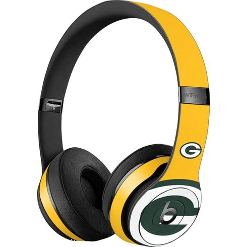 NFL Green Bay Packers Large Logo Beats Solo 3 Wireless Skin