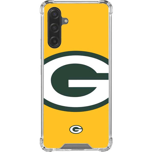 NFL Green Bay Packers Large Logo Galaxy A17 Clear Case