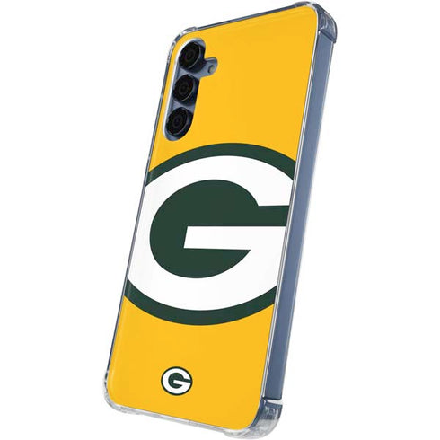 NFL Green Bay Packers Large Logo Galaxy A55 5G Clear Case