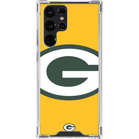 NFL Green Bay Packers Large Logo Galaxy S23 Ultra Clear Case