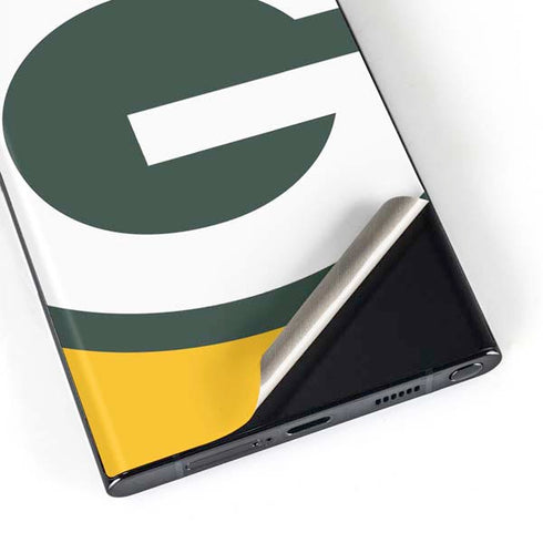 NFL Green Bay Packers Large Logo Galaxy Skins