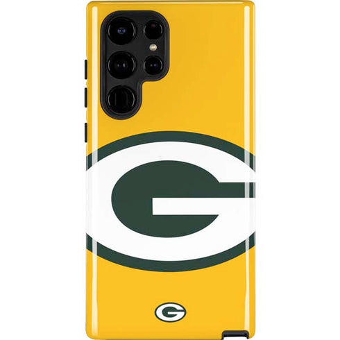 NFL Green Bay Packers Large Logo Galaxy S25 Ultra Impact Case