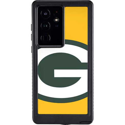 NFL Green Bay Packers Large Logo Galaxy S24 Ultra Waterproof Case