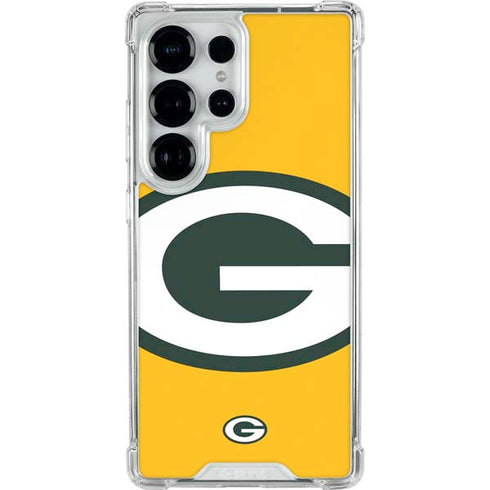 NFL Green Bay Packers Large Logo Galaxy S26 Ultra Clear Case