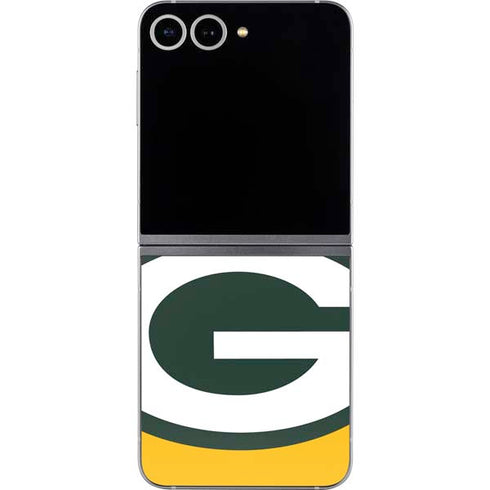 NFL Green Bay Packers Large Logo Galaxy Z Flip6 Skin