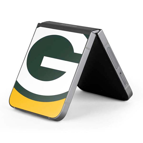 NFL Green Bay Packers Large Logo Galaxy Z Flip6 Skin