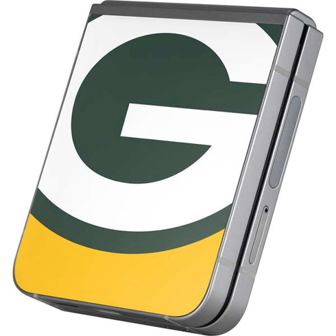 NFL Green Bay Packers Large Logo Galaxy Z Flip6 Skin