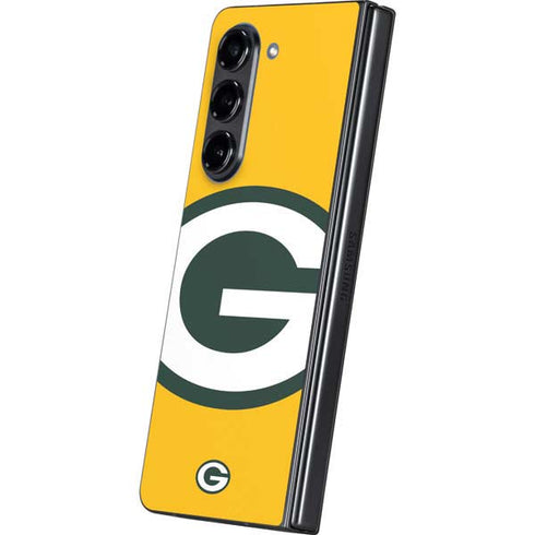 NFL Green Bay Packers Large Logo Galaxy Z Fold5 5G Skin