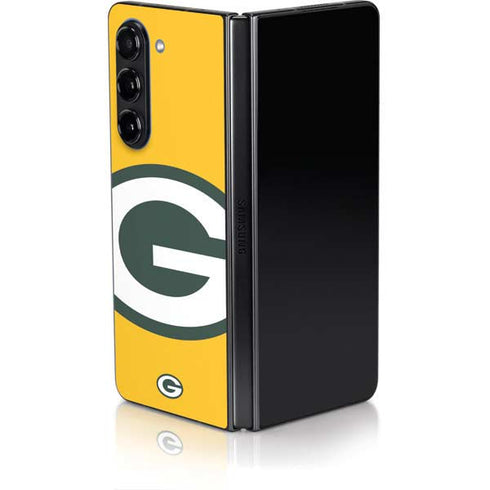 NFL Green Bay Packers Large Logo Galaxy Z Fold5 5G Skin