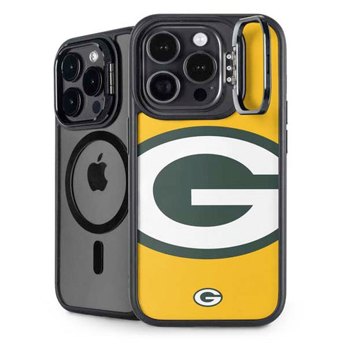 NFL Green Bay Packers Large Logo iPhone 15 Pro Kickstand Case