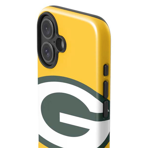 NFL Green Bay Packers Large Logo iPhone 16 Impact Case