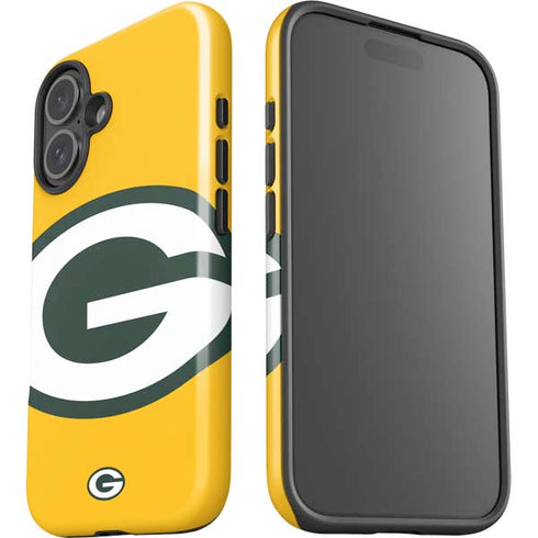 NFL Green Bay Packers Large Logo iPhone 16 Plus Impact Case