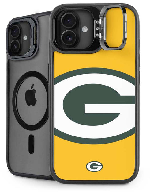 NFL Green Bay Packers Large Logo iPhone 16 Plus Kickstand Case