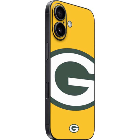 NFL Green Bay Packers Large Logo iPhone 16 Plus Skin