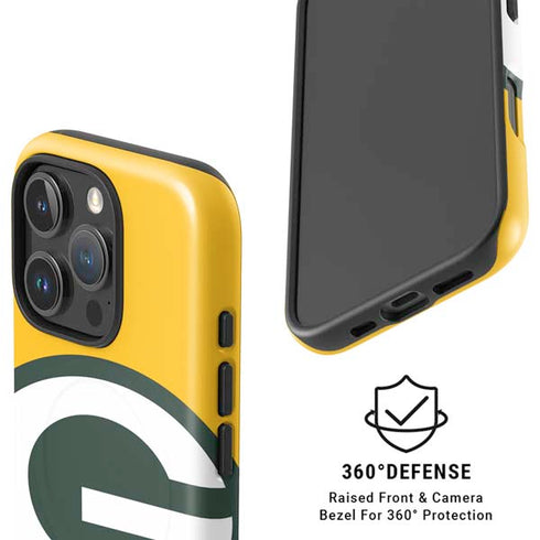 NFL Green Bay Packers Large Logo iPhone 16 Pro Magsafe Impact Case