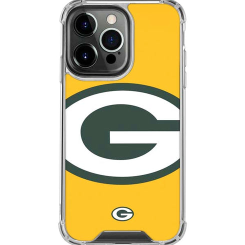 NFL Green Bay Packers Large Logo iPhone 16 Pro Max Clear Case